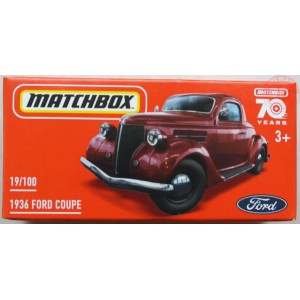 1936 FORD COUPE 1/64 MATCHBOX HLD79 MATCHBOX