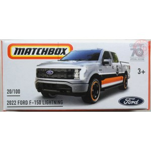 2022 FORD F-150 LIGHTNING 1/64 MATCHBOX HLD86 MATCHBOX