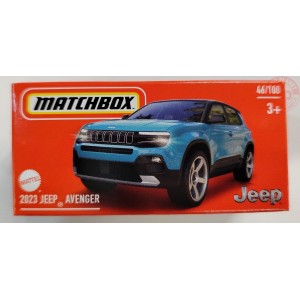 2023 JEEP AVENGER 1/64 MATCHBOX HVP83 MATCHBOX