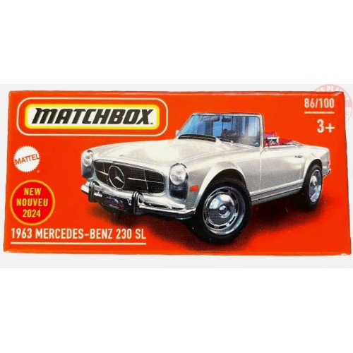 1963 MERCEDES-BENZ 230 SL 1/64 MATCHBOX HVP51 MATCHBOX