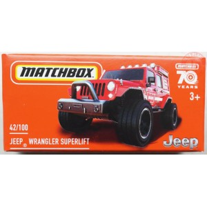 JEEP WRANGLER SUPERLIFT 1/64 MATCHBOX HLF31 MATCHBOX