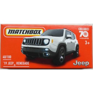 '19 JEEP RENEGADE 1/64 MATCHBOX HLF23 MATCHBOX
