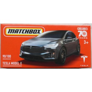 TESLA MODEL X 1/64 MATCHBOX HLD77 MATCHBOX