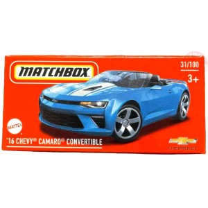 '16 CHEVY CAMARO CONVERTIBLE 1/64 MATCHBOX HVR28 MATCHBOX