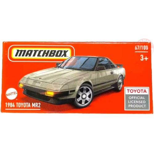 1984 TOYOTA MR2 1/64 MATCHBOX HVR29 MATCHBOX