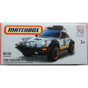 1985 PORSCHE 911 RALLY 1/64 MATCHBOX HLF35 MATCHBOX
