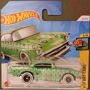 '57 CHEVY 1/64 HOT WHEELS HTD56 HOT WHEELS