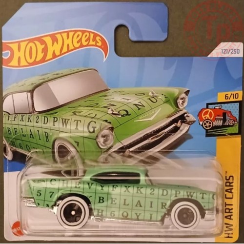 '57 CHEVY 1/64 HOT WHEELS HTD56 HOT WHEELS