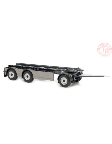 GS Meppel hooklift container Scania dark gray metallic MARGE MODELS 2422-04 MARGE MODELS