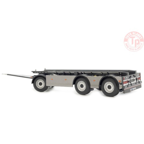 GS Meppel hooklift container Scania dark gray metallic MARGE MODELS 2422-04 MARGE MODELS