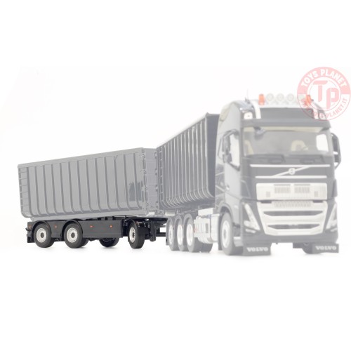 GS Meppel hooklift container trailer Volvo anthracite MARGE MODELS 2422-05 MARGE MODELS