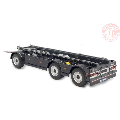 GS Meppel hooklift container trailer Volvo anthracite MARGE MODELS 2422-05 MARGE MODELS