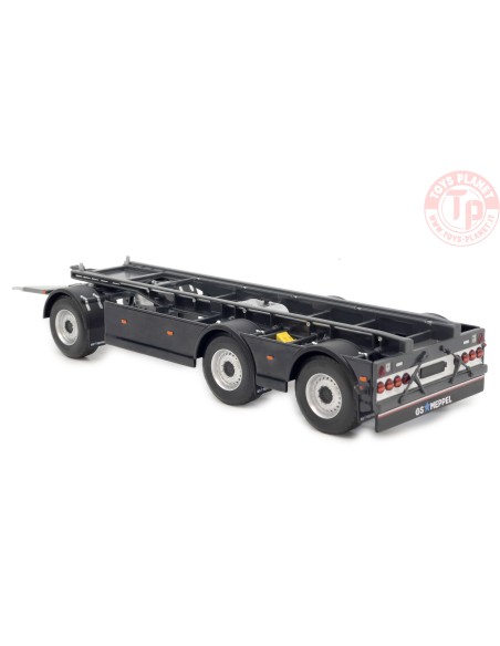 GS Meppel hooklift container trailer Volvo anthracite MARGE MODELS 2422-05 MARGE MODELS