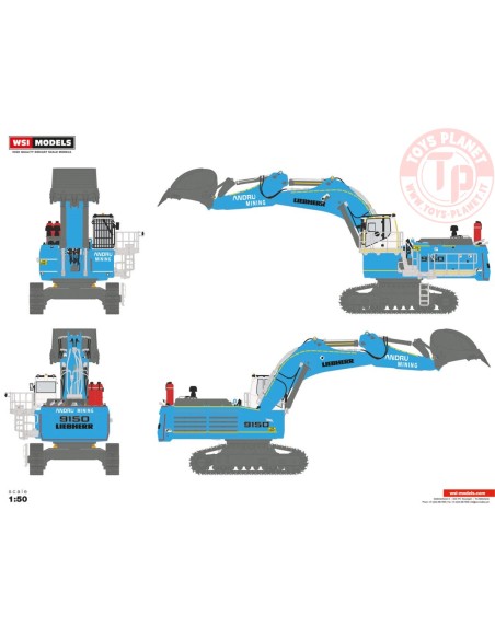 LIEBHERR R9150 HIGH CAB VERSION ANDRU MINING WSI 61-2012 WSI MODELS LIEBHERR R9150 HIGH CAB VERSION ANDRU MINING WSI 61-2012 WSI MODELS