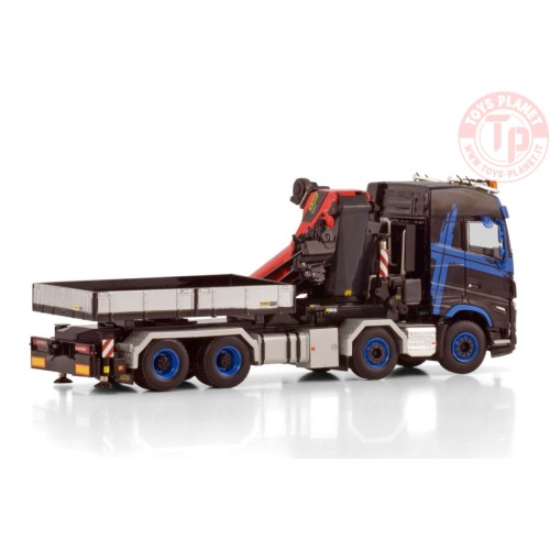 VOLVO FH5 GLOBETROTTER 8X4 WITH PALFINGER PK 1350 TEC + JIB DEMOUNTABLE BODY WSI 04-2205 WSI MODELS