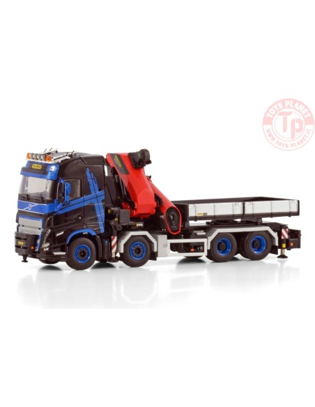 VOLVO FH5 GLOBETROTTER 8X4 WITH PALFINGER PK 1350 TEC + JIB DEMOUNTABLE BODY WSI 04-2205 WSI MODELS