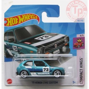'73 HONDA CIVIC CUSTOM 1/64 HOT WHEELS HTD62 HOT WHEELS