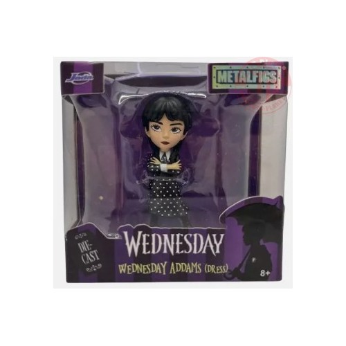 WEDNESDAY-WEDNESDAY ADDAMS (DRESS) 8+ DRESS 85211 JADA TOYS