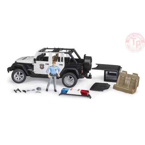 Jeep Wrangler Unlimited Rubicon Polizia BRUDER 02526 BRUDER