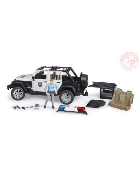 Jeep Wrangler Unlimited Rubicon Polizia BRUDER 02526 BRUDER