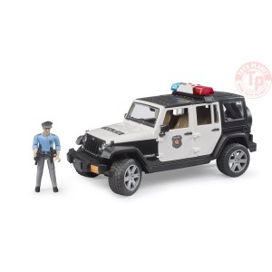 Jeep Wrangler Unlimited Rubicon Polizia BRUDER 02526 BRUDER