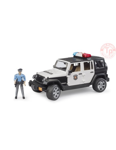 Jeep Wrangler Unlimited Rubicon Polizia BRUDER 02526 BRUDER
