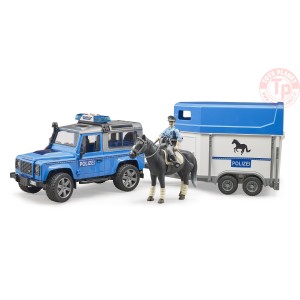 Fuoristrada della polizia Land Rover BRUDER 02588 BRUDER