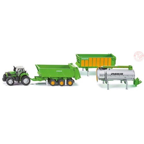 DEUTZ-FAHR with Joskin trailer set 1:87 SIKU 1848 SIKU 1:87