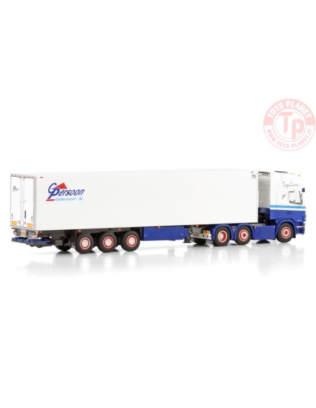 SCANIA 4 SERIES TOPLINE 6X2 TWIN STEER REEFER TRAILER - 3 AXLE G. Persoon WSI 01-4332 WSI MODELS SCANIA 4 SERIES TOPLINE 6X2 TWIN STEER REEFER TRAILER - 3 AXLE G. Persoon WSI 01-4332 WSI MODELS