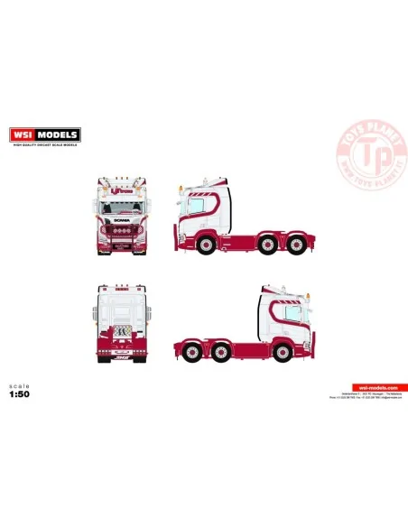 SCANIA R NORMAL CR20N 6X2 TAG AXLE LJT TRANS WSI 01-4390 WSI MODELS