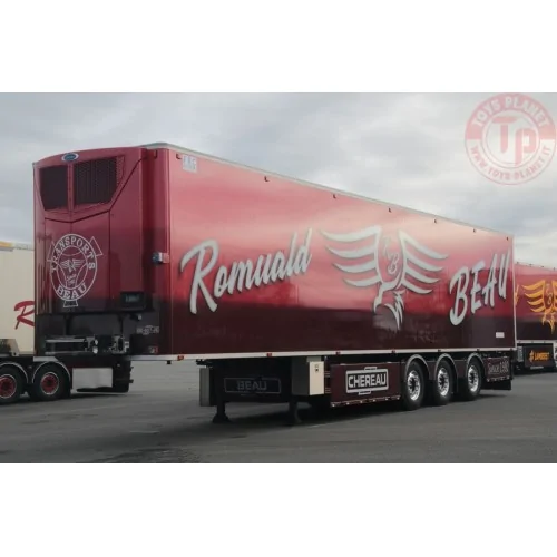 REEFER TRAILER - 3 AXLE TRANSPORT BEAU (CHEREAU) WSI 01-4440 WSI MODELS