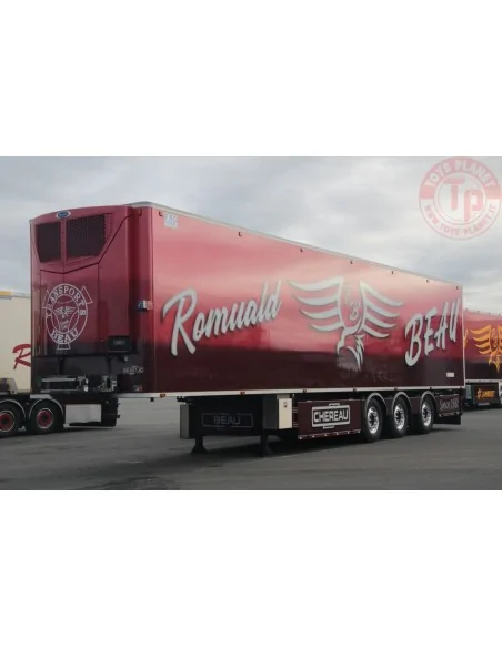REEFER TRAILER - 3 AXLE TRANSPORT BEAU (CHEREAU) WSI 01-4440 WSI MODELS REEFER TRAILER - 3 AXLE TRANSPORT BEAU (CHEREAU) WSI 01-4440 WSI MODELS