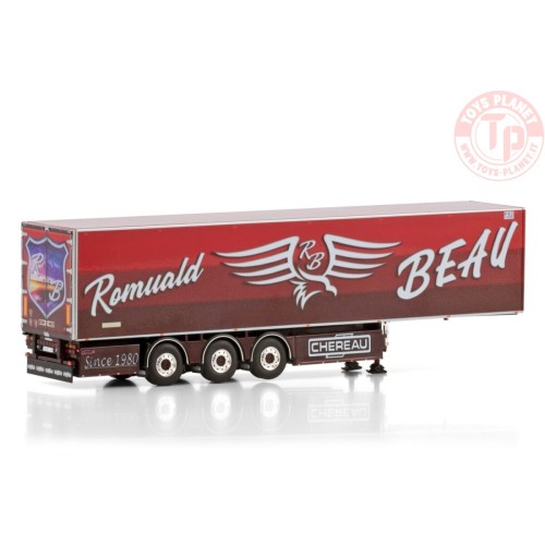 REEFER TRAILER - 3 AXLE TRANSPORT BEAU (CHEREAU) WSI 01-4440 WSI MODELS