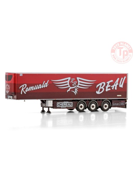 REEFER TRAILER - 3 AXLE TRANSPORT BEAU (CHEREAU) WSI 01-4440 WSI MODELS