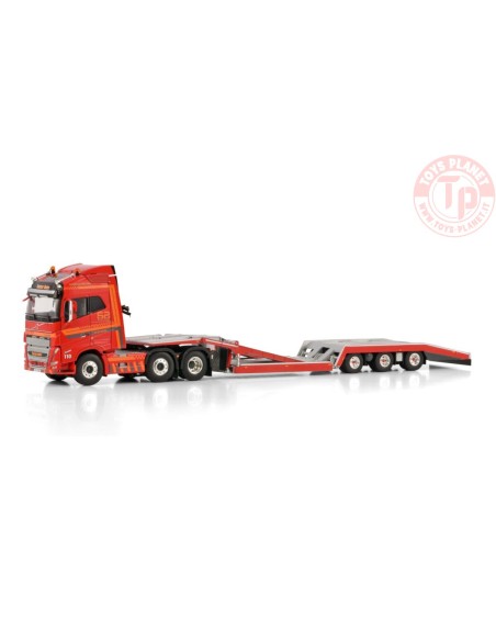 VOLVO FH5 GLOBETROTTER 6X2 TWIN STEER TRUCK TRANSPORTER - 3 AXLE SÆTER AUTO WSI 01-4435 WSI MODELS