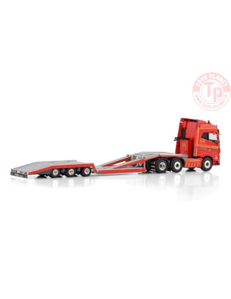 VOLVO FH5 GLOBETROTTER 6X2 TWIN STEER TRUCK TRANSPORTER - 3 AXLE SÆTER AUTO WSI 01-4435 WSI MODELS