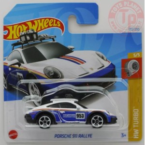 PORSCHE 911 RALLYE 1/64 HOT WHEELS HRY70 HOT WHEELS