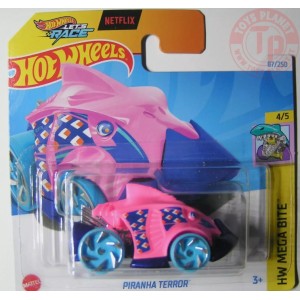 PIRANHA TERROR 1/64 HOT WHEELS HTD60 HOT WHEELS