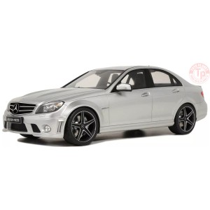 MERCEDES-BENZ C63 AMG SILVER 1:18 GT462 GT SPIRIT