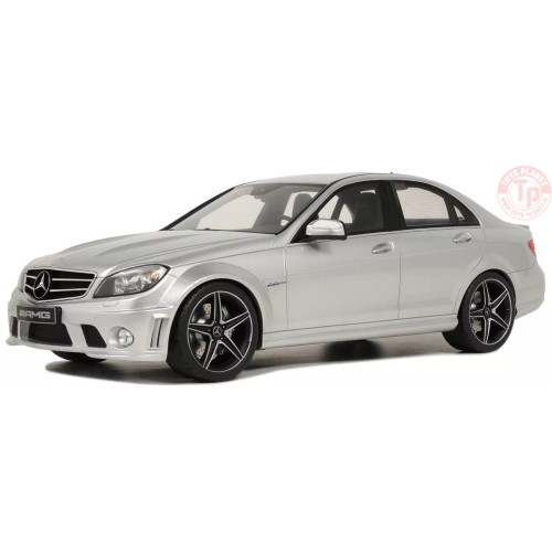 MERCEDES-BENZ C63 AMG SILVER 1:18 GT462 GT SPIRIT