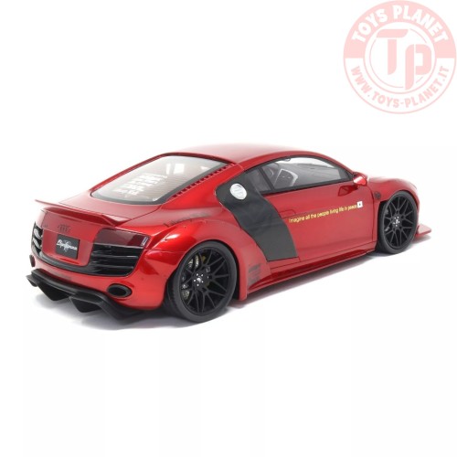 AUDI R8 BY LBWK CANDY RED 2022 1:18 GT892 GT SPIRIT