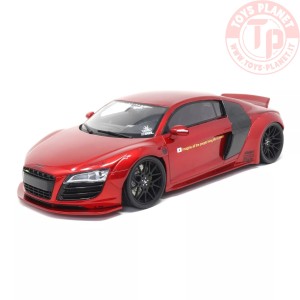 AUDI R8 BY LBWK CANDY RED 2022 1:18 GT892 GT SPIRIT