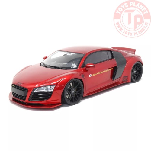 AUDI R8 BY LBWK CANDY RED 2022 1:18 GT892 GT SPIRIT