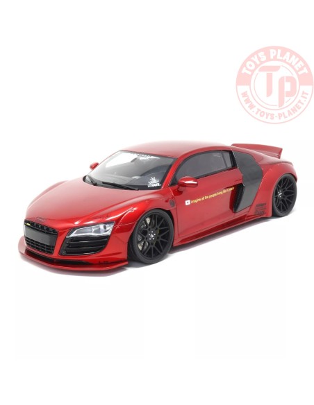 AUDI R8 BY LBWK CANDY RED 2022 1:18 GT892 GT SPIRIT