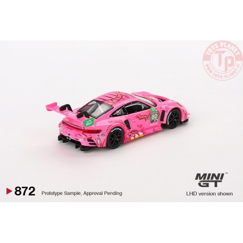 PORSCHE 911 (992) GT3 R N80 AO RACING VIRGINIA ROXY 2023 1:64 MGT00872-L MINI GT