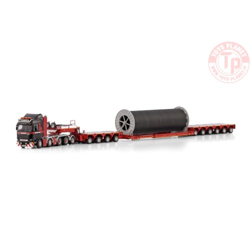 SCANIA STREAMLINE HIGHLINE 8X4 WITH ADD ON AXLE SCHEUERLE INTERCOMBI - 4 AXLE CABLE REEL WITH CABLE Mammoet WSI 410306 WSI MO...