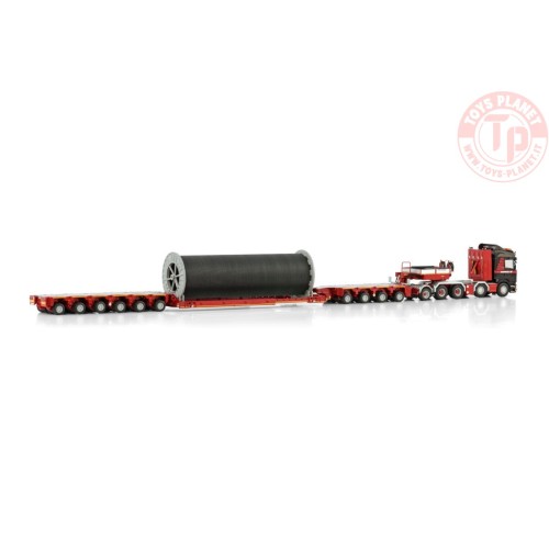 SCANIA STREAMLINE HIGHLINE 8X4 WITH ADD ON AXLE SCHEUERLE INTERCOMBI - 4 AXLE CABLE REEL WITH CABLE Mammoet WSI 410306 WSI MO...