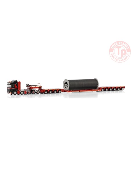 SCANIA STREAMLINE HIGHLINE 8X4 WITH ADD ON AXLE SCHEUERLE INTERCOMBI - 4 AXLE CABLE REEL WITH CABLE Mammoet WSI 410306 WSI MO...