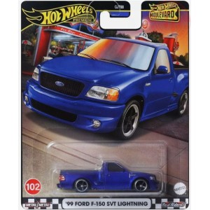 '99 FORD F-150 SVT LIGHTNING 1/64 HOT WHEELS HRT60 HOT WHEELS