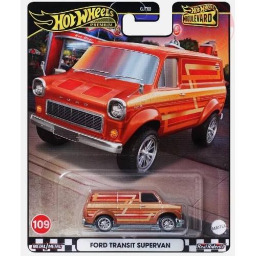FORD TRANSIT SUPERVAN 1/64 HOT WHEELS HRT76 HOT WHEELS